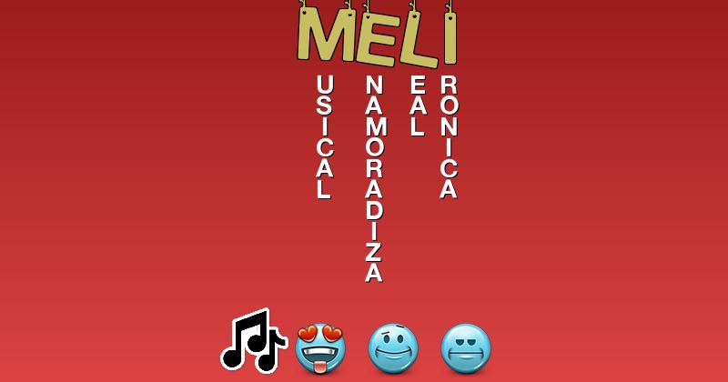 Emoticones para meli - Emoticones para tu nombre