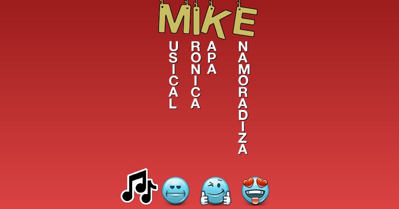 Emoticones para mike - Emoticones para tu nombre
