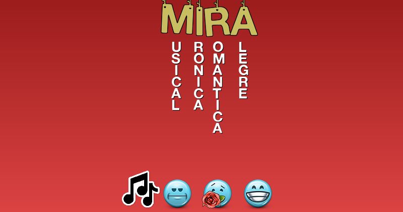 Emoticones para mira - Emoticones para tu nombre