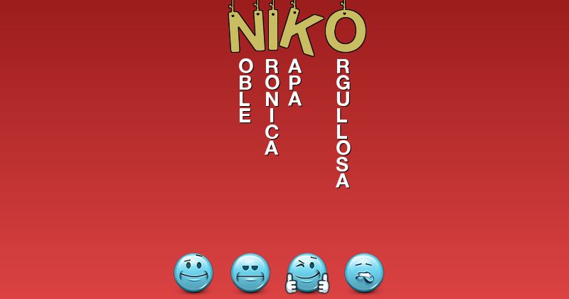 Emoticones para niko - Emoticones para tu nombre