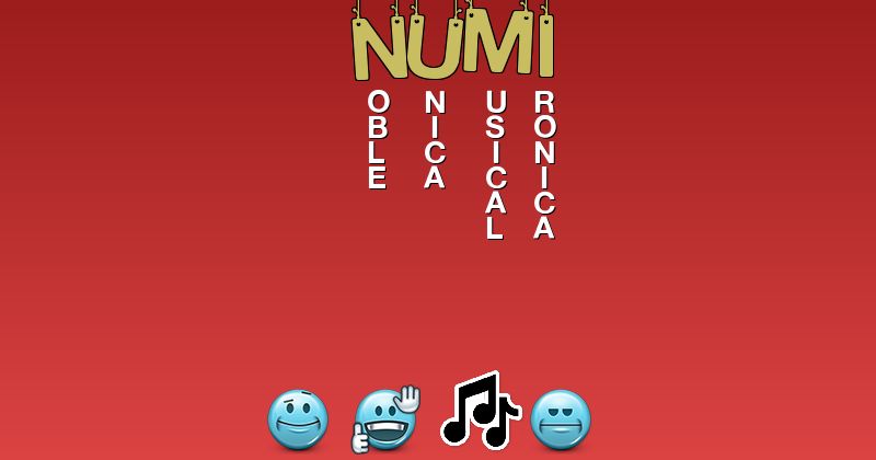 Emoticones para numi - Emoticones para tu nombre