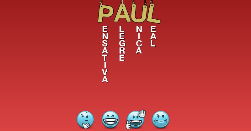 Emoticones para paul - Emoticones para tu nombre