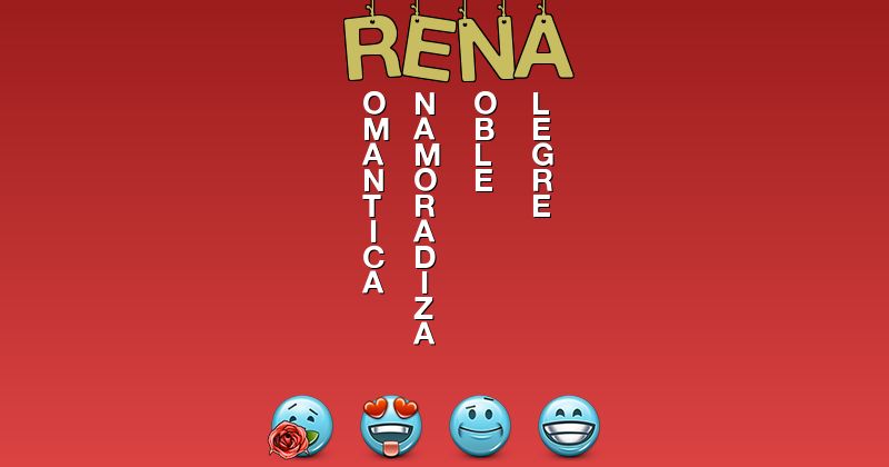 Emoticones para rena - Emoticones para tu nombre