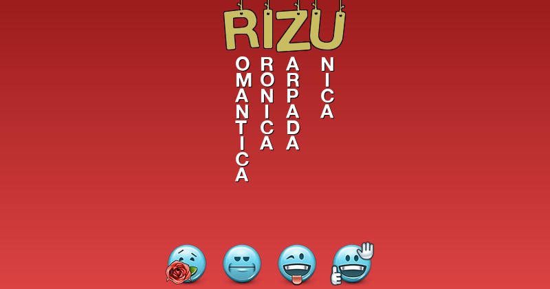 Emoticones para rizu - Emoticones para tu nombre