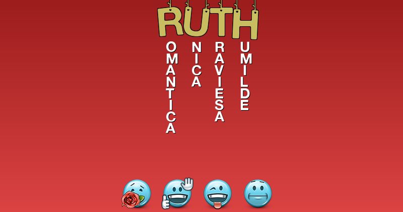 Emoticones para ruth - Emoticones para tu nombre