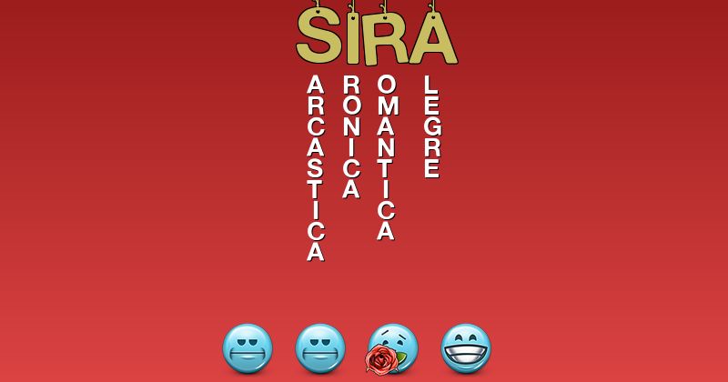 Emoticones para sira - Emoticones para tu nombre