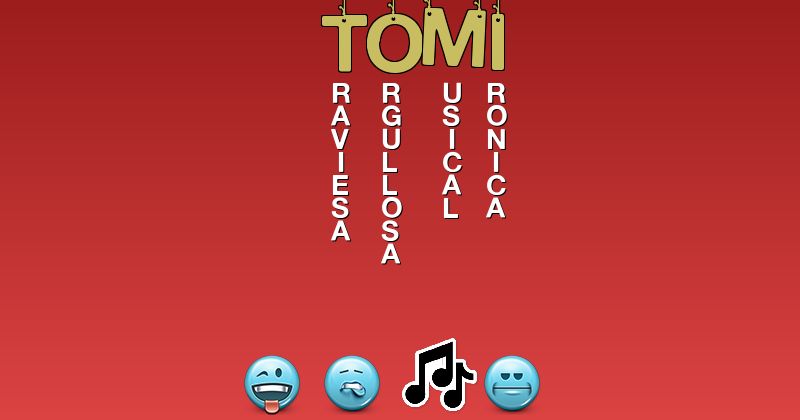 Emoticones para tomi - Emoticones para tu nombre