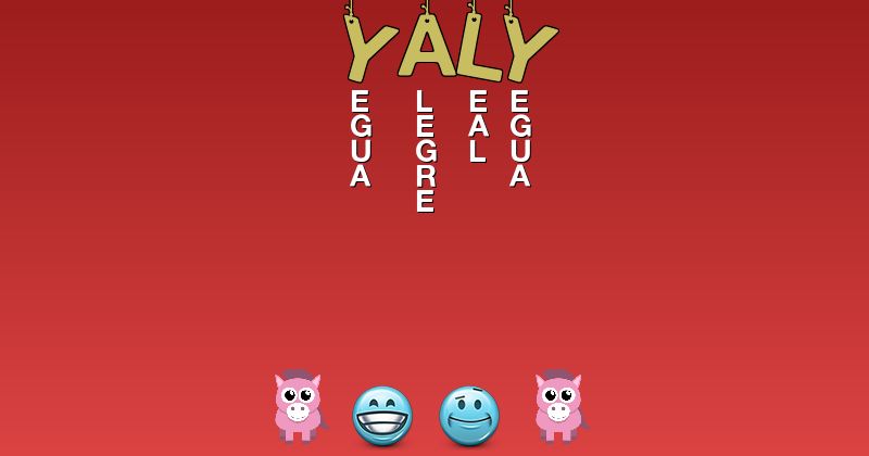 Emoticones para yaly - Emoticones para tu nombre