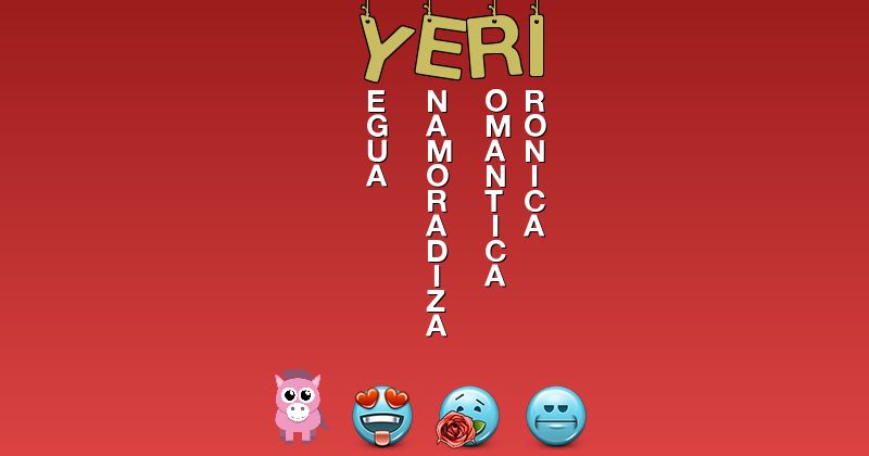 Emoticones para yeri - Emoticones para tu nombre