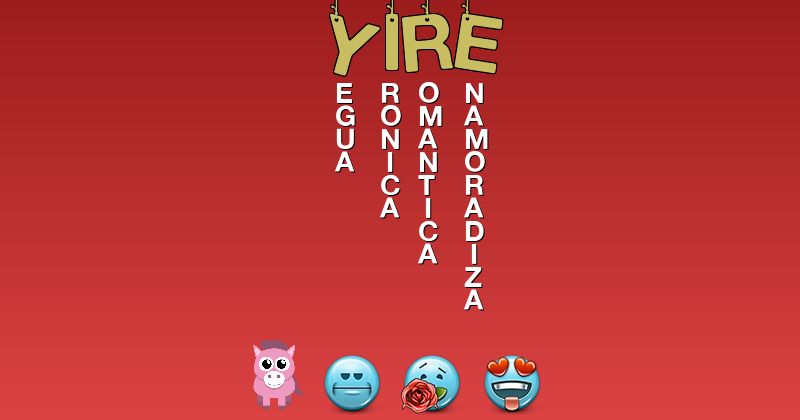 Emoticones para yire - Emoticones para tu nombre