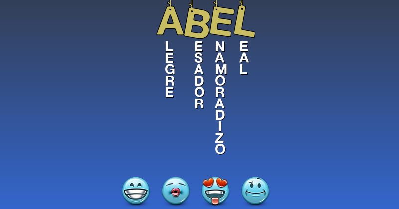 Emoticones para abel - Emoticones para tu nombre