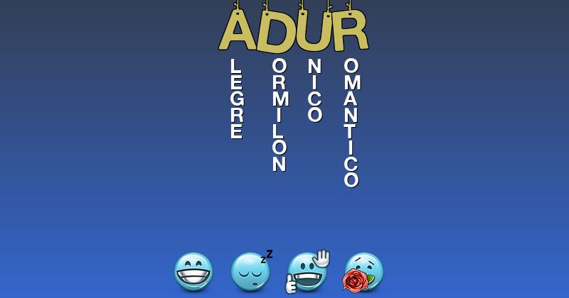 Emoticones para adur - Emoticones para tu nombre