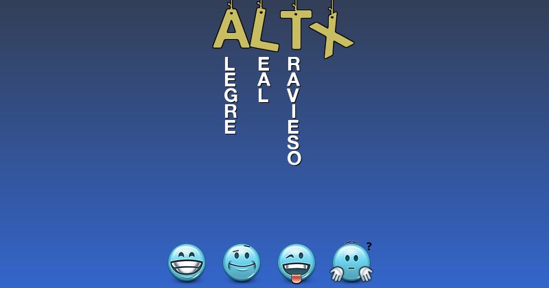 Emoticones para altx - Emoticones para tu nombre