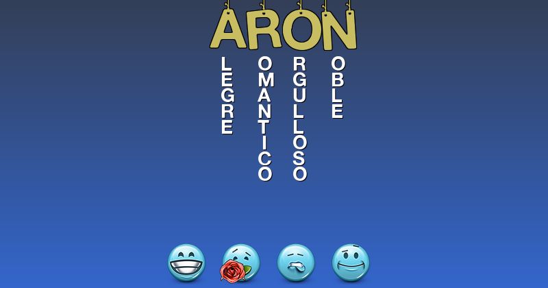 Emoticones para aron - Emoticones para tu nombre