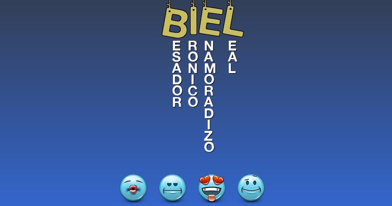 Emoticones para biel - Emoticones para tu nombre