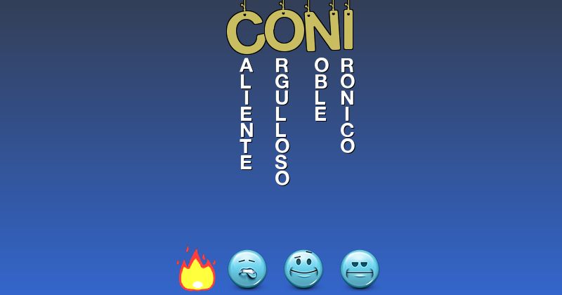 Emoticones para coni - Emoticones para tu nombre