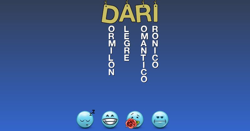 Emoticones para dari - Emoticones para tu nombre