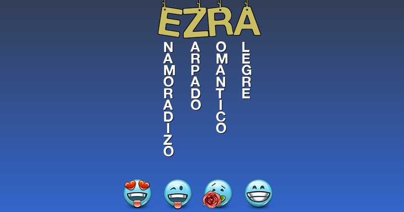 Emoticones para ezra - Emoticones para tu nombre