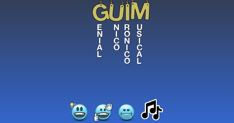 Emoticones para guim - Emoticones para tu nombre