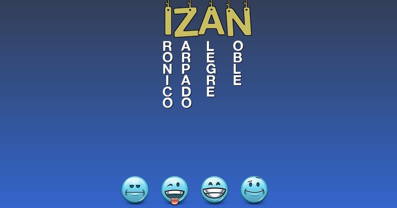 Emoticones para izan7 - Emoticones para tu nombre