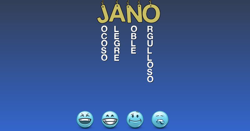 Emoticones para jano - Emoticones para tu nombre