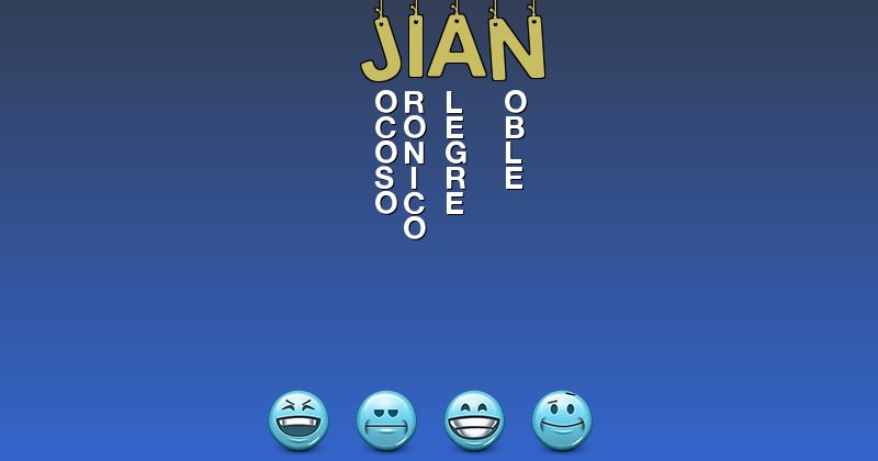 Emoticones para jian - Emoticones para tu nombre