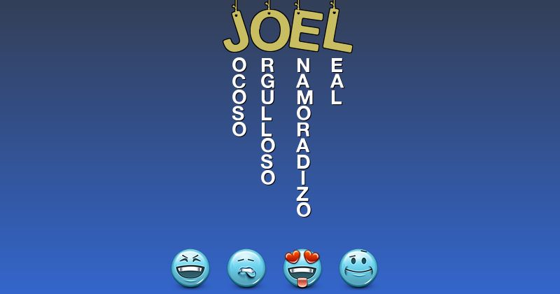 Emoticones para joel - Emoticones para tu nombre