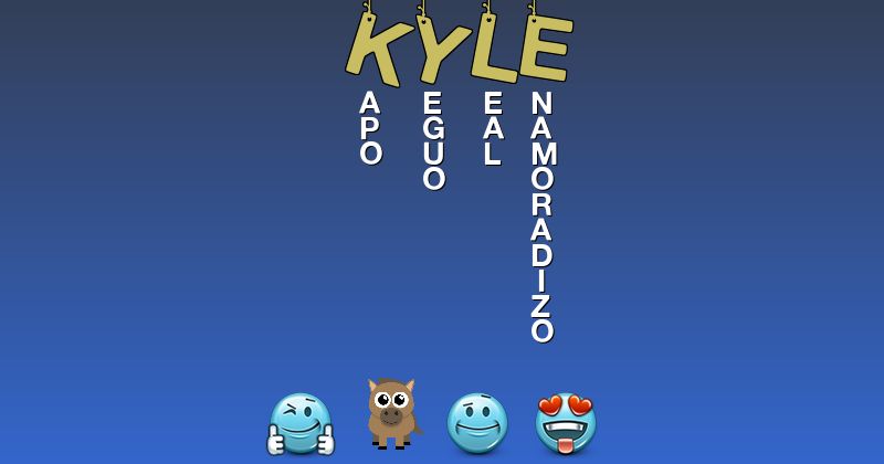 Emoticones para kyle - Emoticones para tu nombre