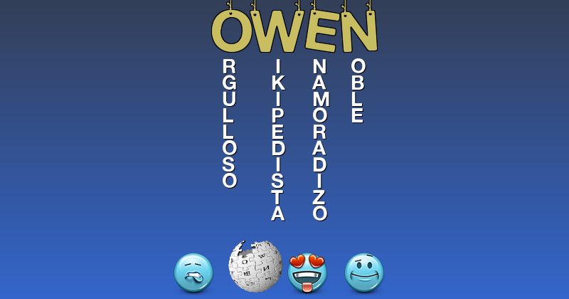 Emoticones para owen - Emoticones para tu nombre