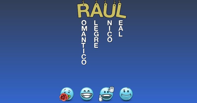 Emoticones para raul - Emoticones para tu nombre