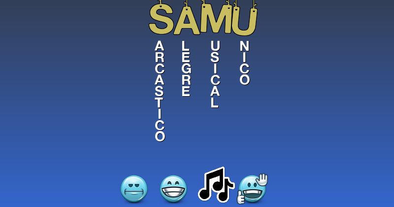 Emoticones para samu - Emoticones para tu nombre