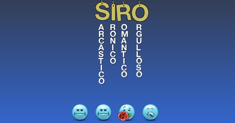 Emoticones para siro - Emoticones para tu nombre
