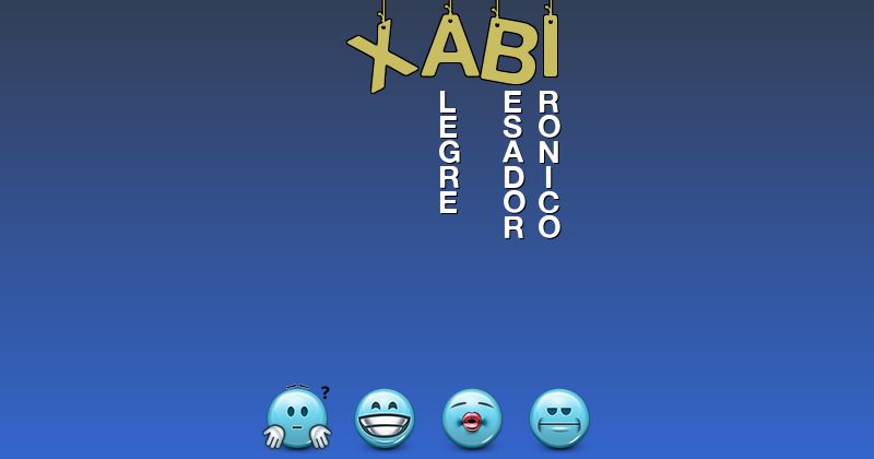 Emoticones para xabi - Emoticones para tu nombre