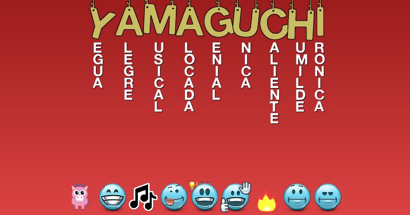 Emoticones para yamaguchi - Emoticones para tu nombre