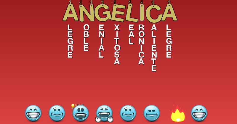 Emoticones para angélica - Emoticones para tu nombre