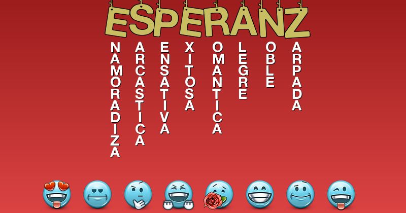 Emoticones para esperanz - Emoticones para tu nombre