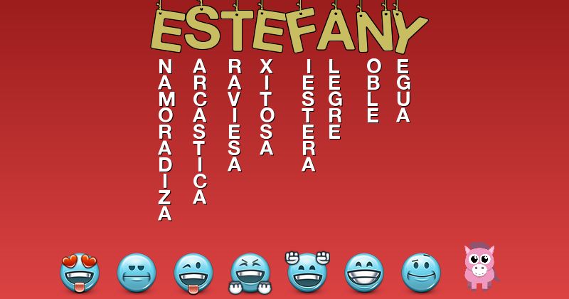 Emoticones para estefany - Emoticones para tu nombre