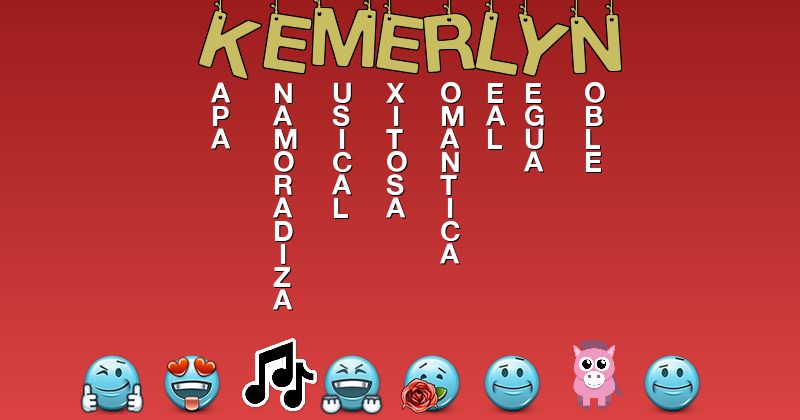 Emoticones para kemerlyn - Emoticones para tu nombre