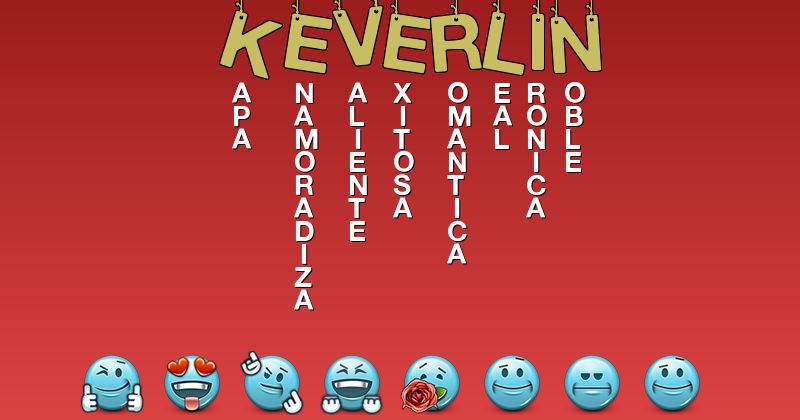 Emoticones para keverlin - Emoticones para tu nombre