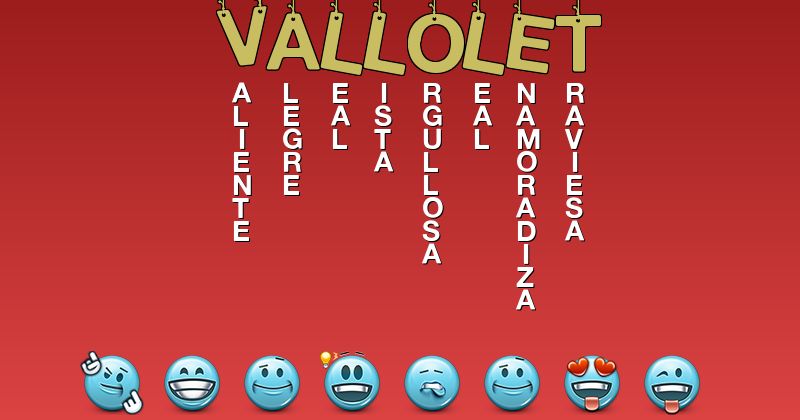 Emoticones para vallolet - Emoticones para tu nombre