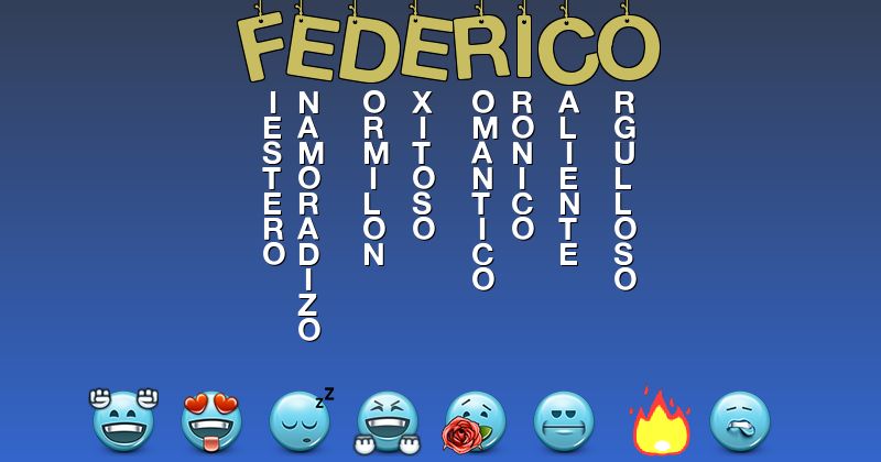 Emoticones para federico - Emoticones para tu nombre