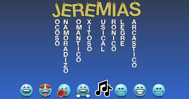 Emoticones para jeremias - Emoticones para tu nombre