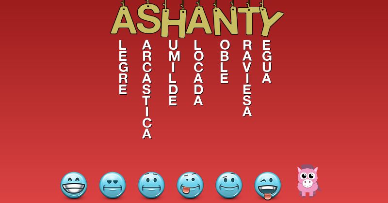 Emoticones para ashanty - Emoticones para tu nombre