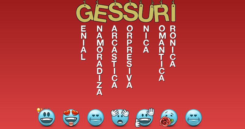 Emoticones para gessuri - Emoticones para tu nombre