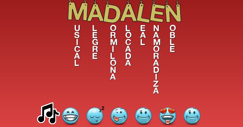 Emoticones para madalen - Emoticones para tu nombre