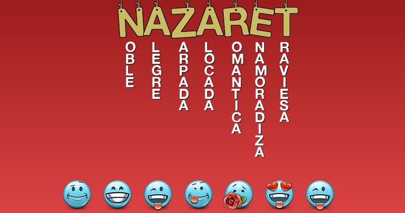 Emoticones para nazaret - Emoticones para tu nombre