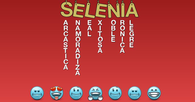 Emoticones para selenia - Emoticones para tu nombre