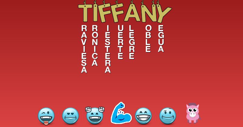 Emoticones para tiffany - Emoticones para tu nombre
