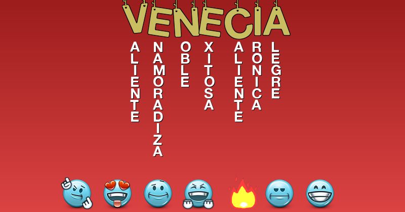 Emoticones para venecia - Emoticones para tu nombre