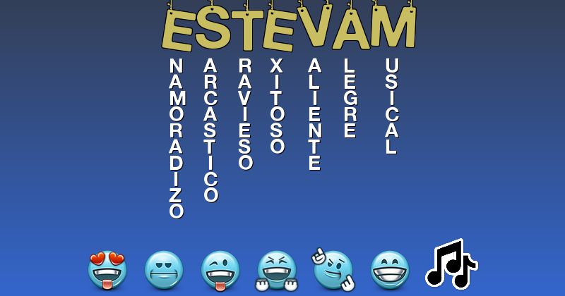 Emoticones para estevam - Emoticones para tu nombre